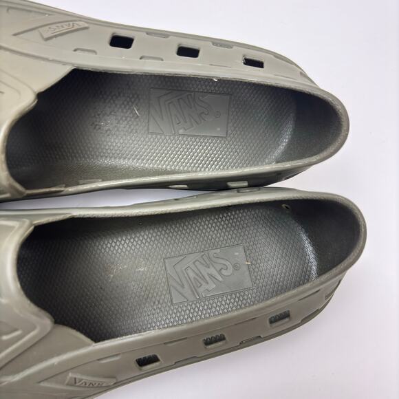 Vans Army Green Rubber Slip-on TRX Trek Water Crocs Shoes Men's 9/Women's 10.5 - Picture 5 of 8